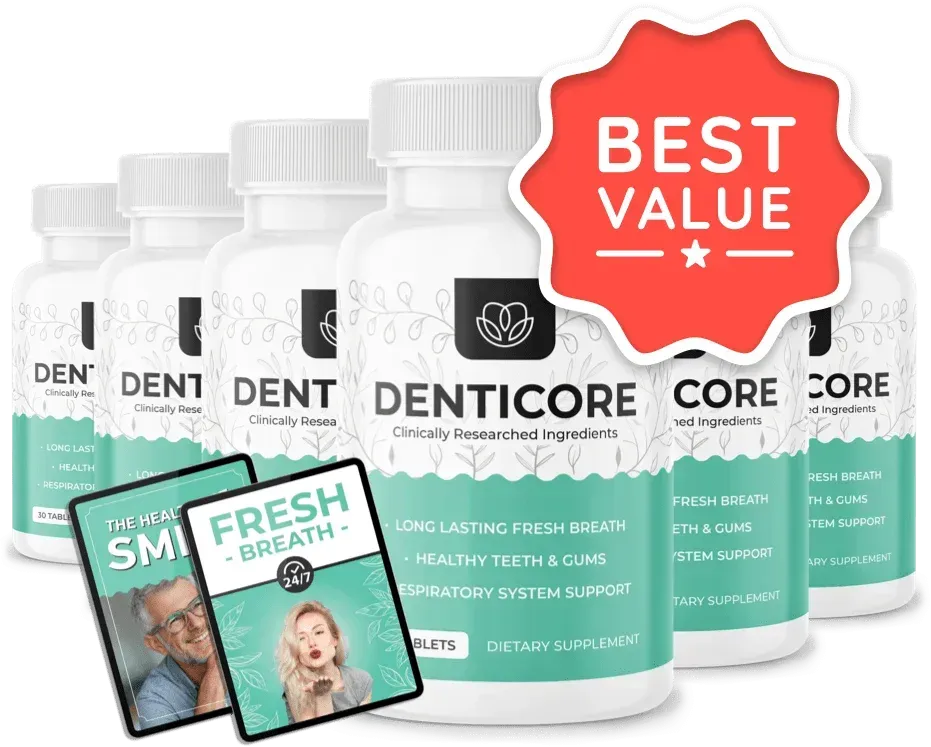 Denticore six bottles plus bonus